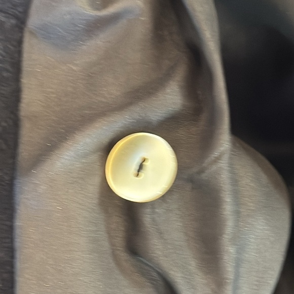 Vintage Navy Wool Peacoat with a Velvet Collar & Sleeve Cuff Detail Size 12 - Picture 3 of 10